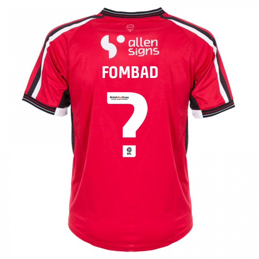 Damen Kelly Fombad #0 Rot Heimtrikot Trikot 2023/24 T-Shirt