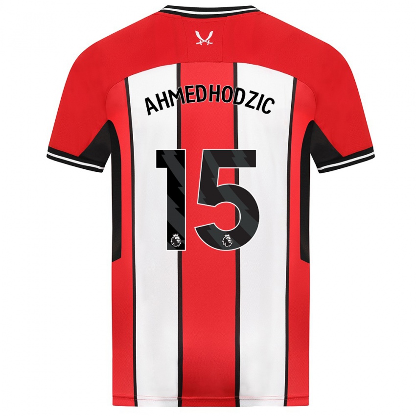 Damen Anel Ahmedhodzic #15 Rot Heimtrikot Trikot 2023/24 T-Shirt