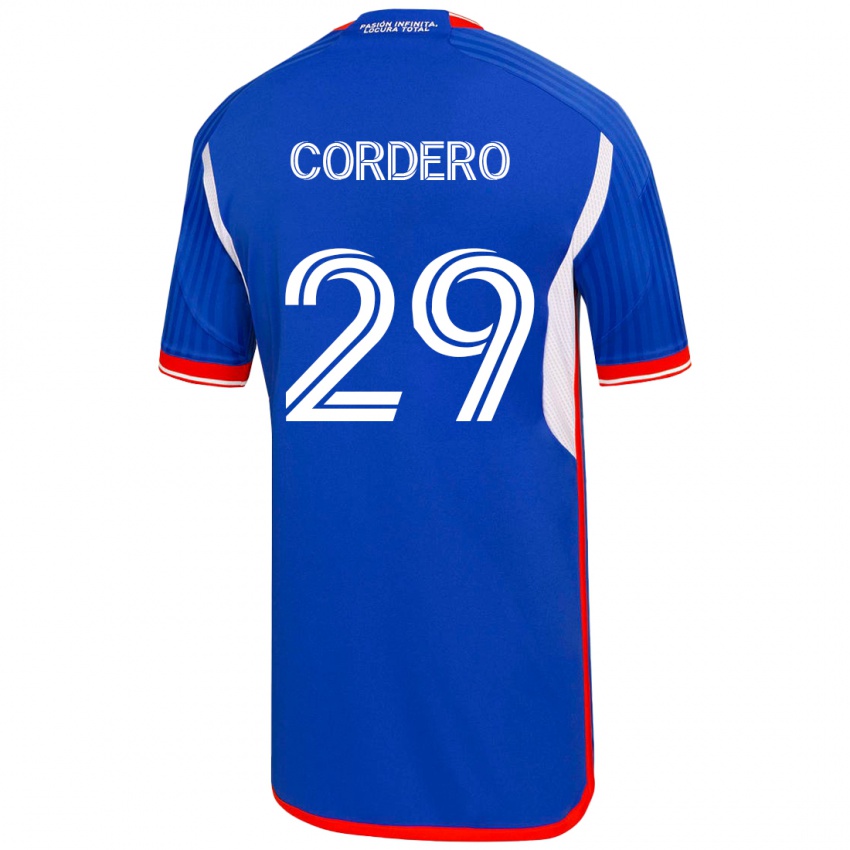 Damen Renato Cordero #29 Blau Heimtrikot Trikot 2023/24 T-Shirt