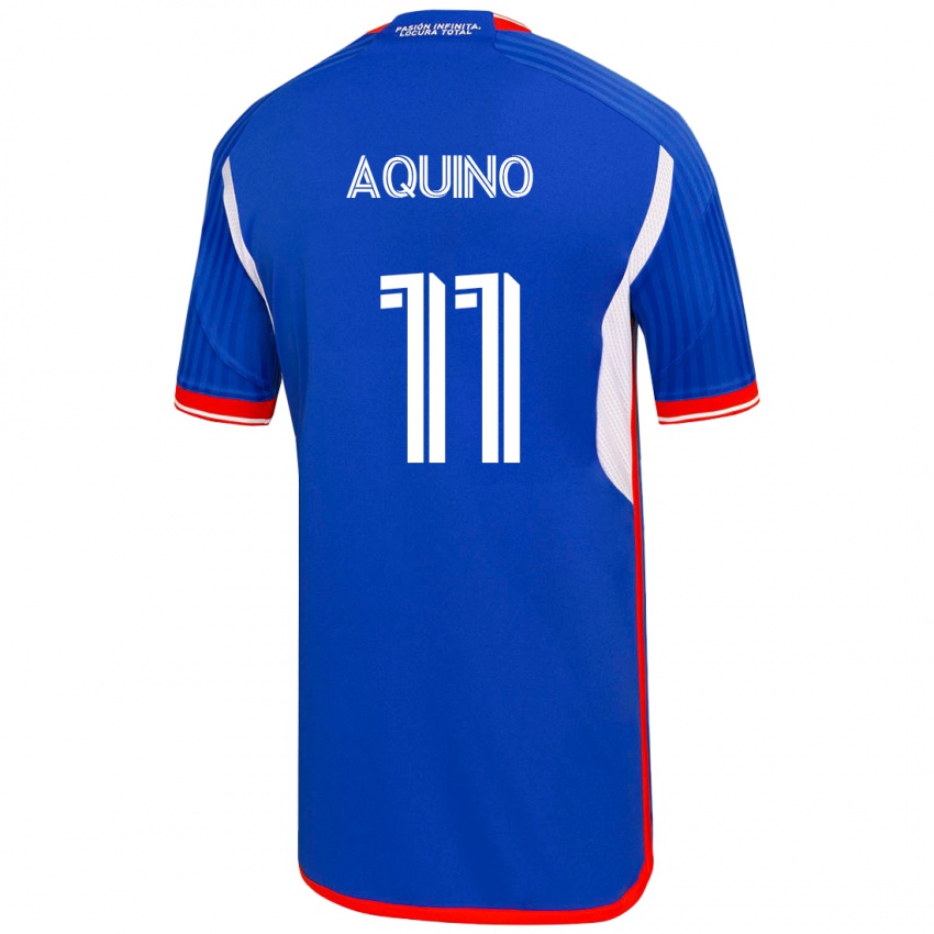 Damen Yisel Aquino #11 Blau Heimtrikot Trikot 2023/24 T-Shirt