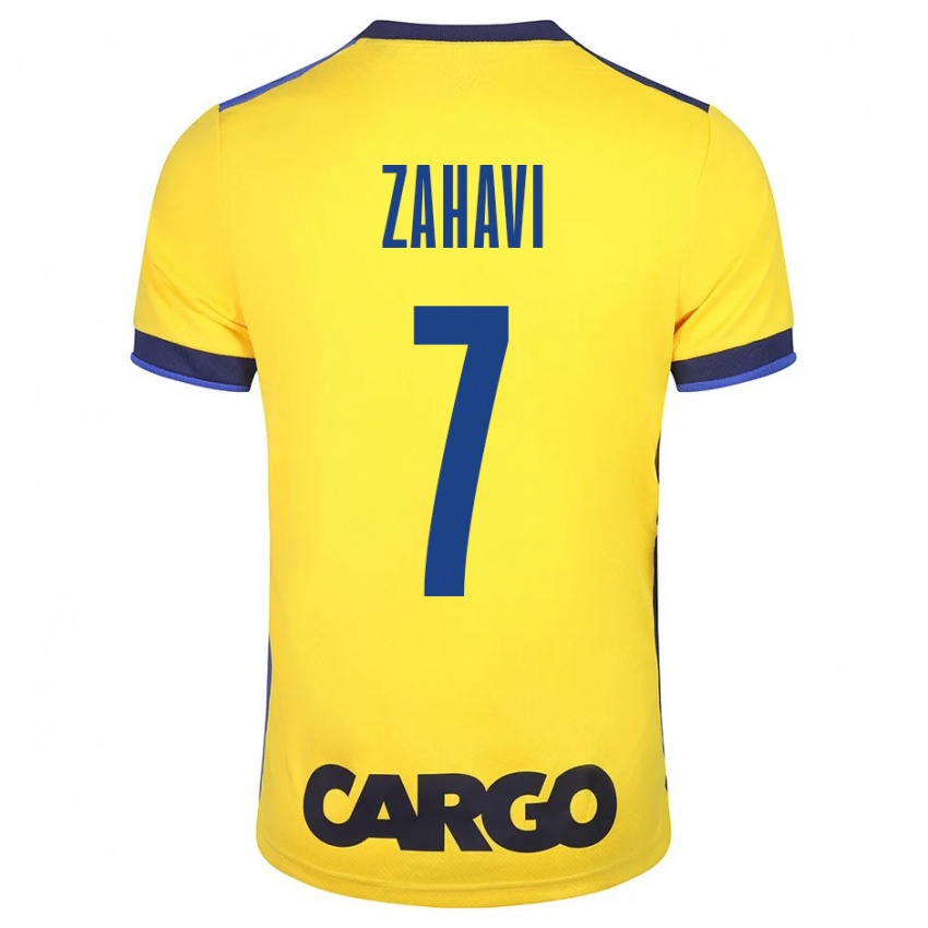 Damen Eran Zahavi #7 Gelb Heimtrikot Trikot 2023/24 T-Shirt