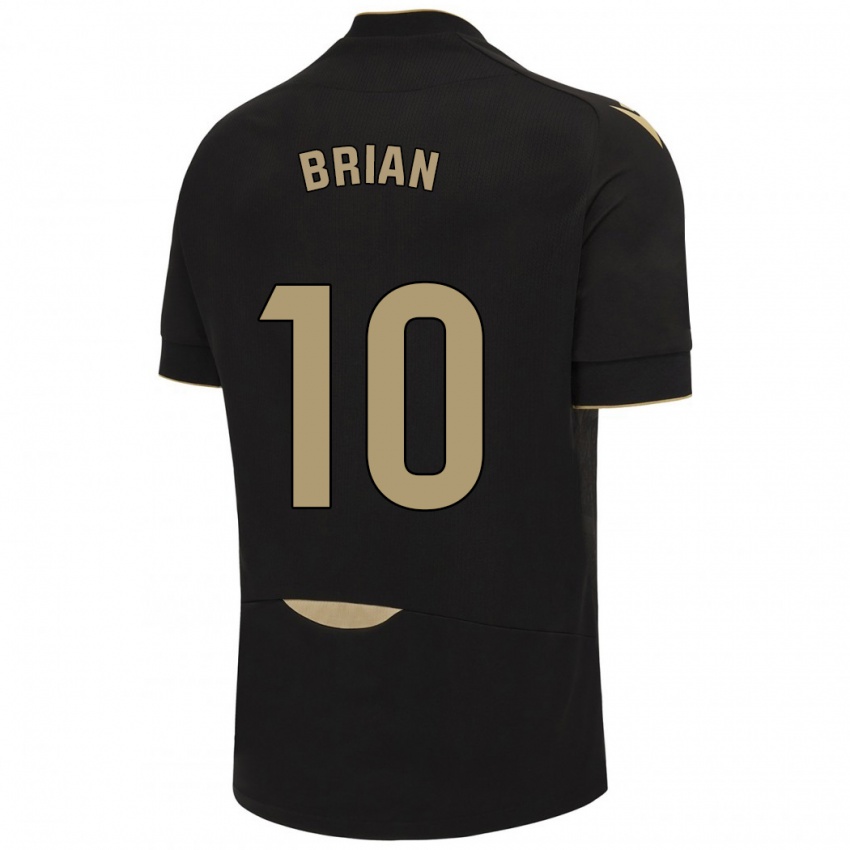 Damen Brian Ocampo #10 Schwarz Auswärtstrikot Trikot 2023/24 T-Shirt