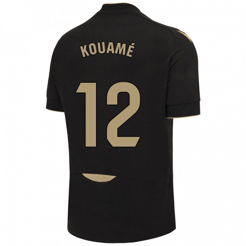 Damen Rominigue Kouamé #12 Schwarz Auswärtstrikot Trikot 2023/24 T-Shirt