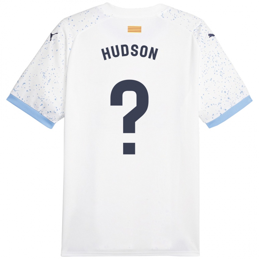 Damen Hudson #0 Weiß Auswärtstrikot Trikot 2023/24 T-Shirt