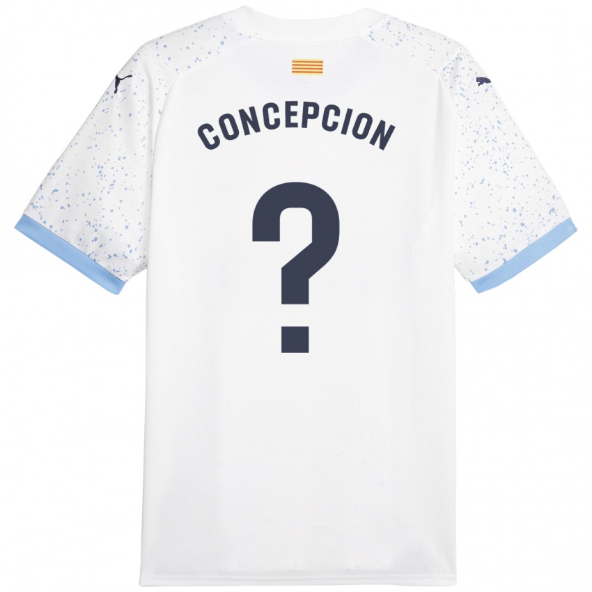 Damen Elian Concepción #0 Weiß Auswärtstrikot Trikot 2023/24 T-Shirt