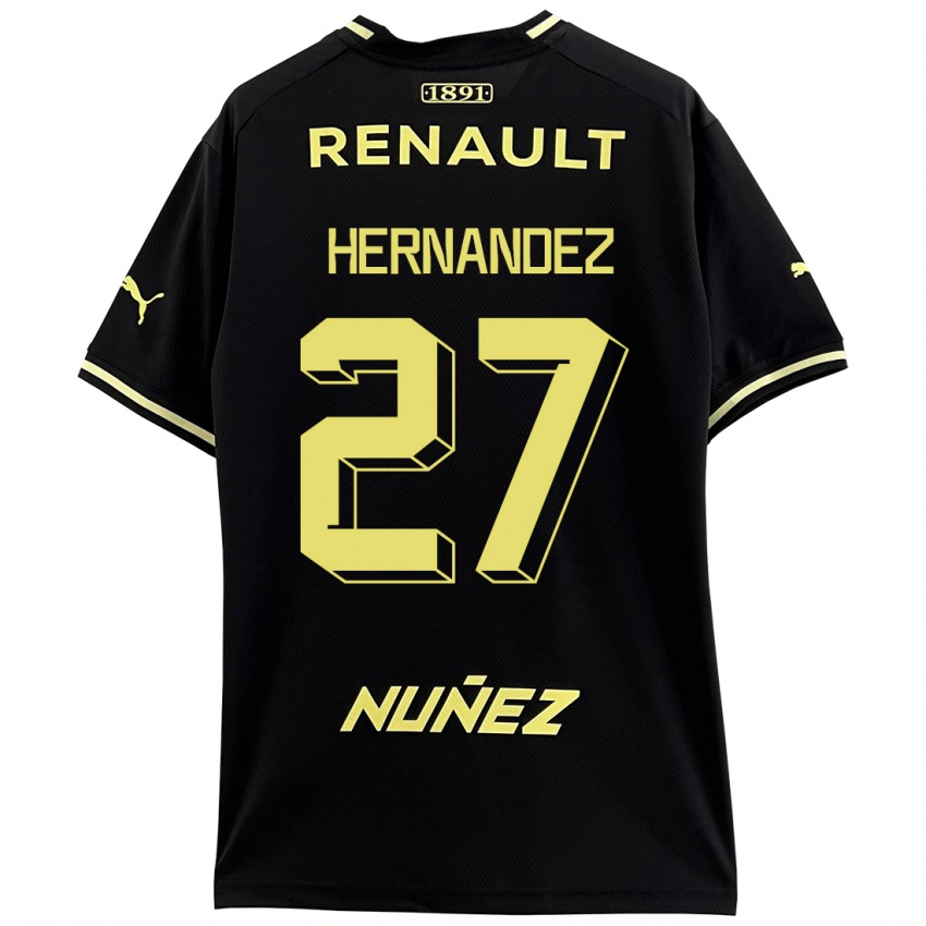 Damen Lucas Hernández #27 Schwarz Auswärtstrikot Trikot 2023/24 T-Shirt