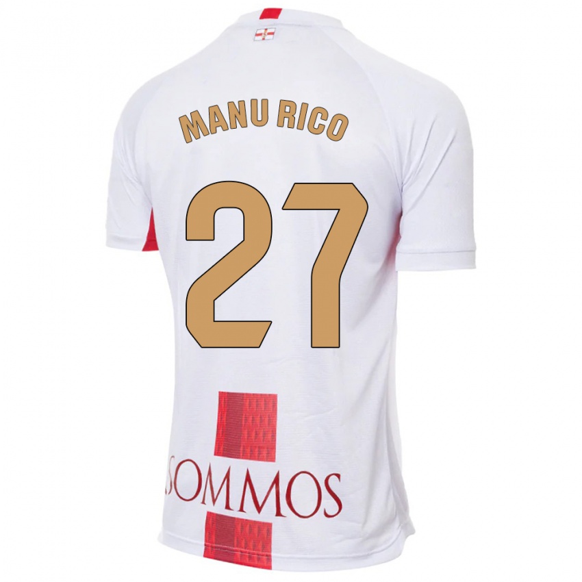 Damen Manu Rico #27 Weiß Auswärtstrikot Trikot 2023/24 T-Shirt