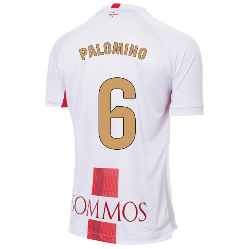 Damen Yolanda Palomino #6 Weiß Auswärtstrikot Trikot 2023/24 T-Shirt