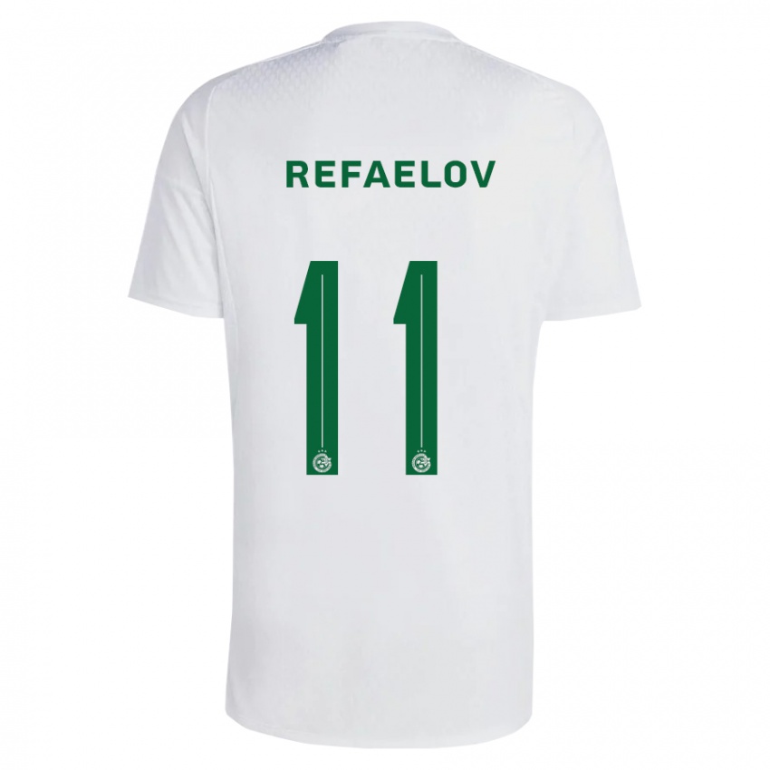 Damen Lior Refaelov #11 Grün Blau Auswärtstrikot Trikot 2023/24 T-Shirt