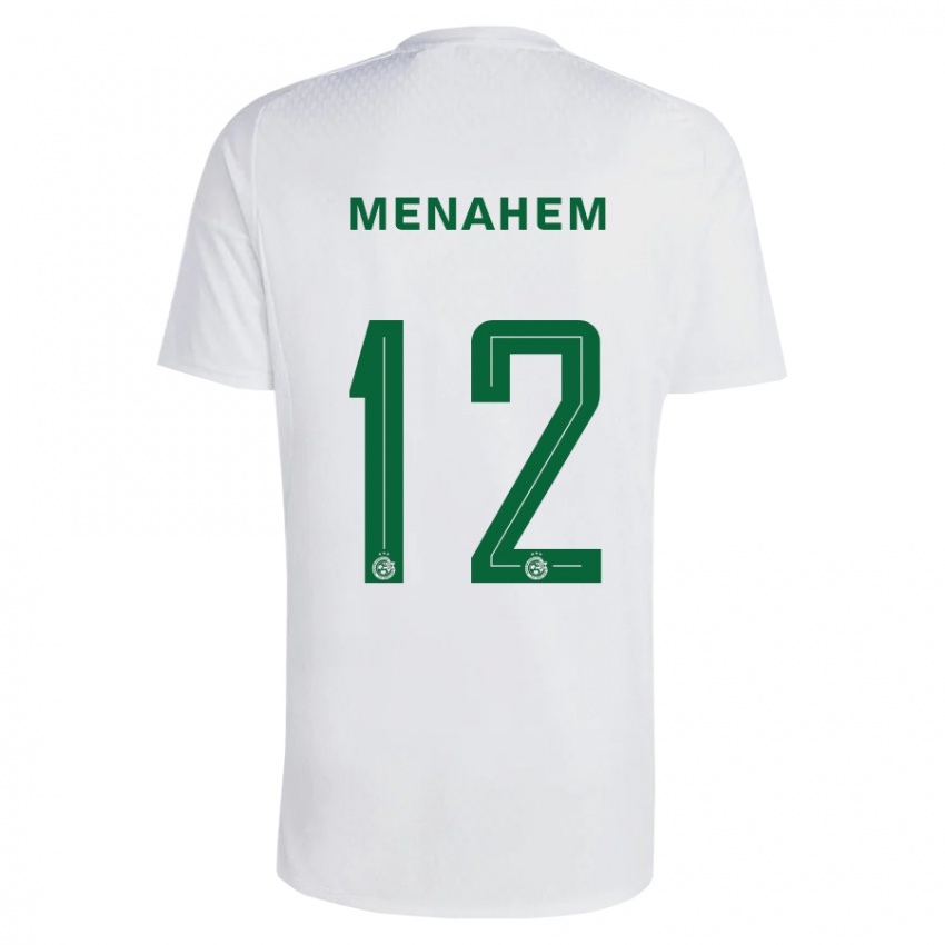 Damen Sun Menahem #12 Grün Blau Auswärtstrikot Trikot 2023/24 T-Shirt