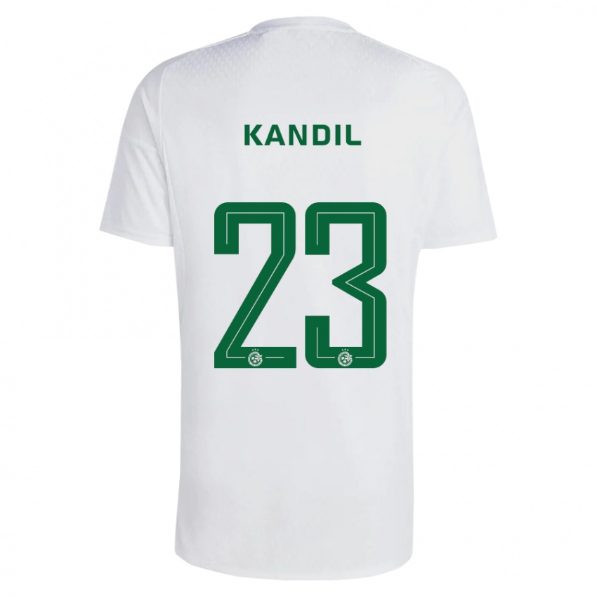 Damen Maor Kandil #23 Grün Blau Auswärtstrikot Trikot 2023/24 T-Shirt