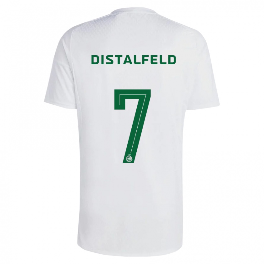 Damen Yanai Distalfeld #7 Grün Blau Auswärtstrikot Trikot 2023/24 T-Shirt