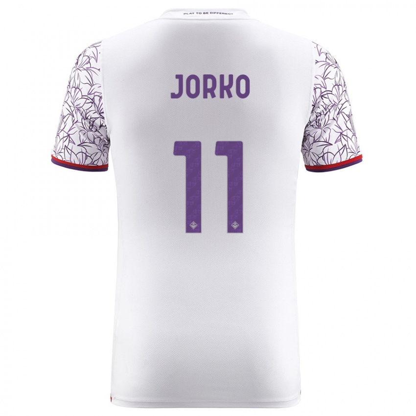 Damen Jonathan Ikone #11 Weiß Auswärtstrikot Trikot 2023/24 T-Shirt