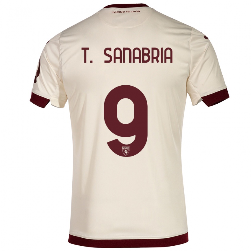 Damen Antonio Sanabria #9 Sekt Auswärtstrikot Trikot 2023/24 T-Shirt