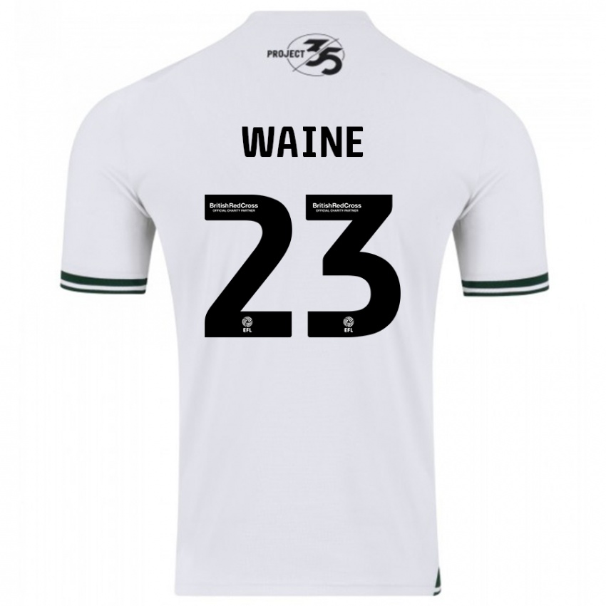 Damen Ben Waine #23 Weiß Auswärtstrikot Trikot 2023/24 T-Shirt