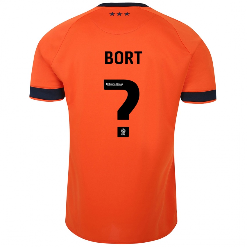 Damen Antoni Bort #0 Orangefarben Auswärtstrikot Trikot 2023/24 T-Shirt