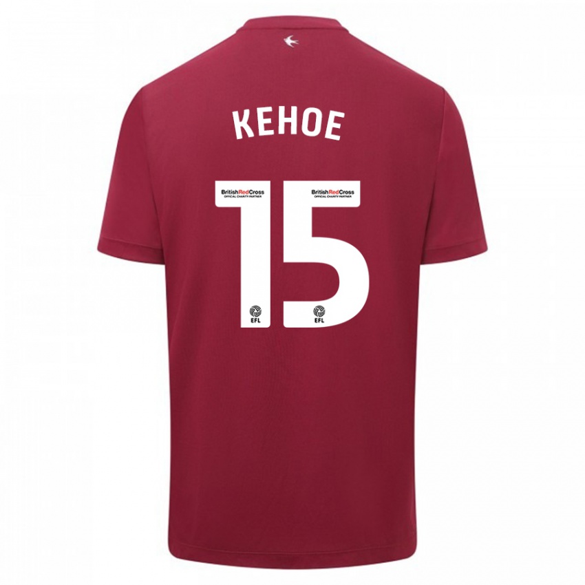 Damen Molly Kehoe #15 Rot Auswärtstrikot Trikot 2023/24 T-Shirt