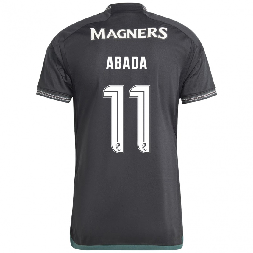 Damen Liel Abada #11 Schwarz Auswärtstrikot Trikot 2023/24 T-Shirt