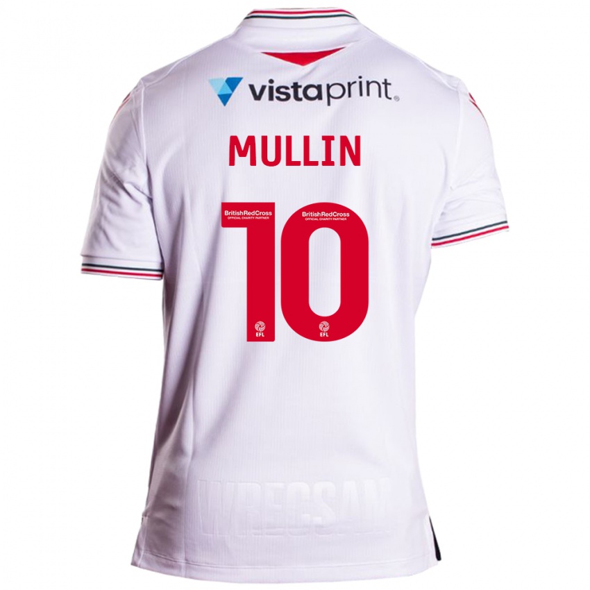 Damen Paul Mullin #10 Weiß Auswärtstrikot Trikot 2023/24 T-Shirt