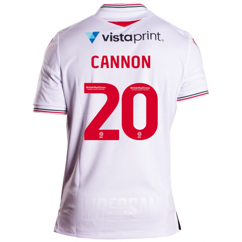 Damen Andy Cannon #20 Weiß Auswärtstrikot Trikot 2023/24 T-Shirt