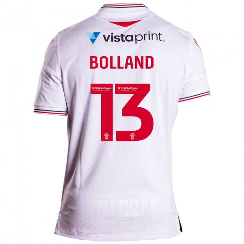 Damen Charlotte Bolland #13 Weiß Auswärtstrikot Trikot 2023/24 T-Shirt