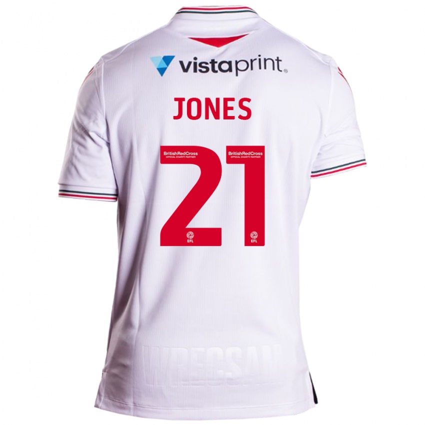 Damen Lili Jones #21 Weiß Auswärtstrikot Trikot 2023/24 T-Shirt