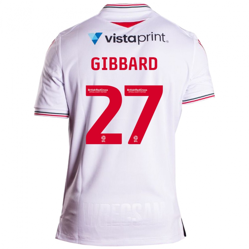 Damen Mari Gibbard #27 Weiß Auswärtstrikot Trikot 2023/24 T-Shirt