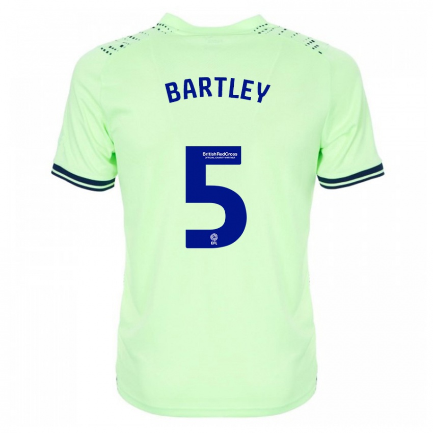 Damen Kyle Bartley #5 Marine Auswärtstrikot Trikot 2023/24 T-Shirt