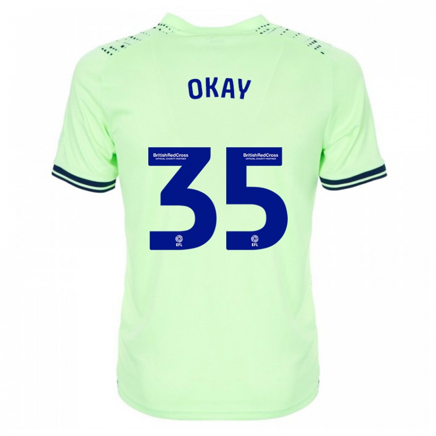 Damen Okay Yokuslu #35 Marine Auswärtstrikot Trikot 2023/24 T-Shirt