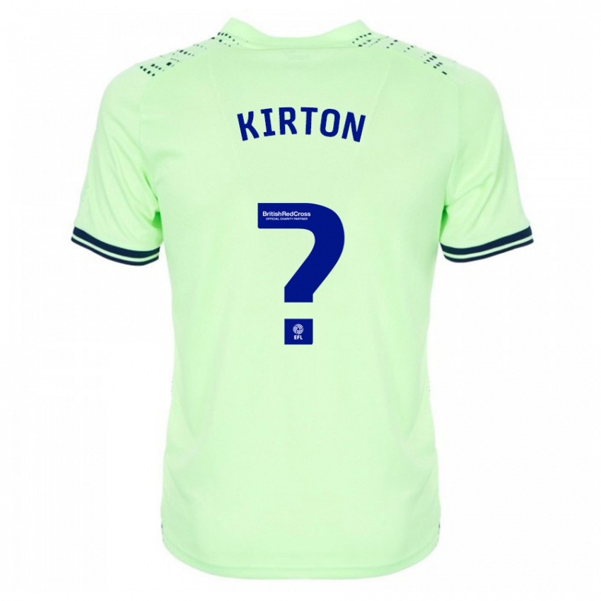 Damen Archie Kirton #0 Marine Auswärtstrikot Trikot 2023/24 T-Shirt