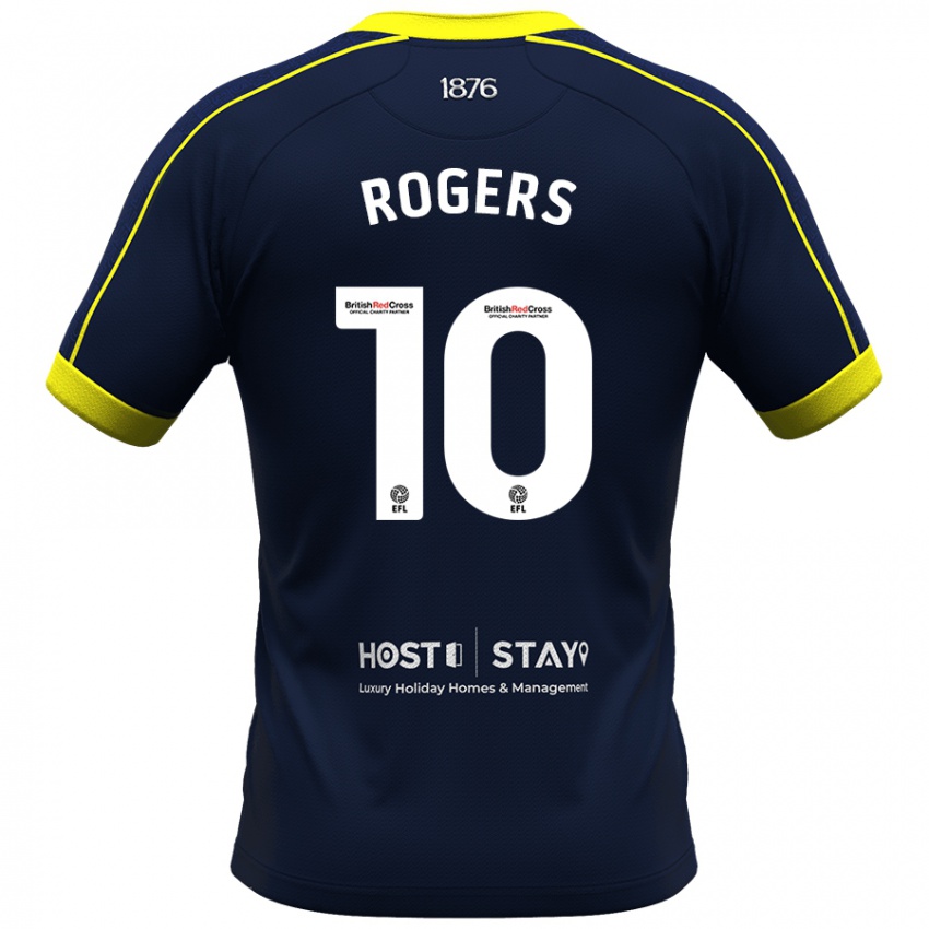 Damen Morgan Rogers #10 Marine Auswärtstrikot Trikot 2023/24 T-Shirt