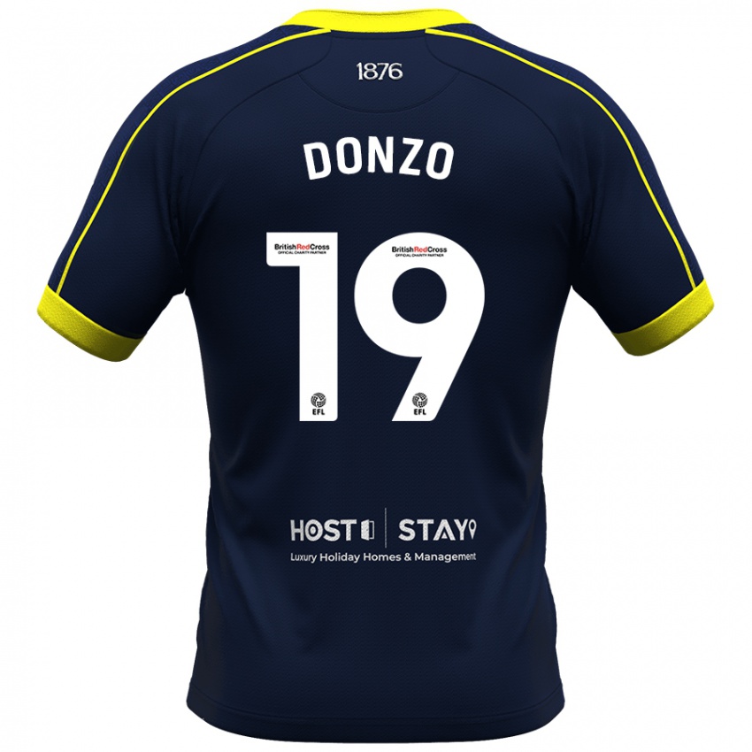 Damen Jolie Donzo #19 Marine Auswärtstrikot Trikot 2023/24 T-Shirt