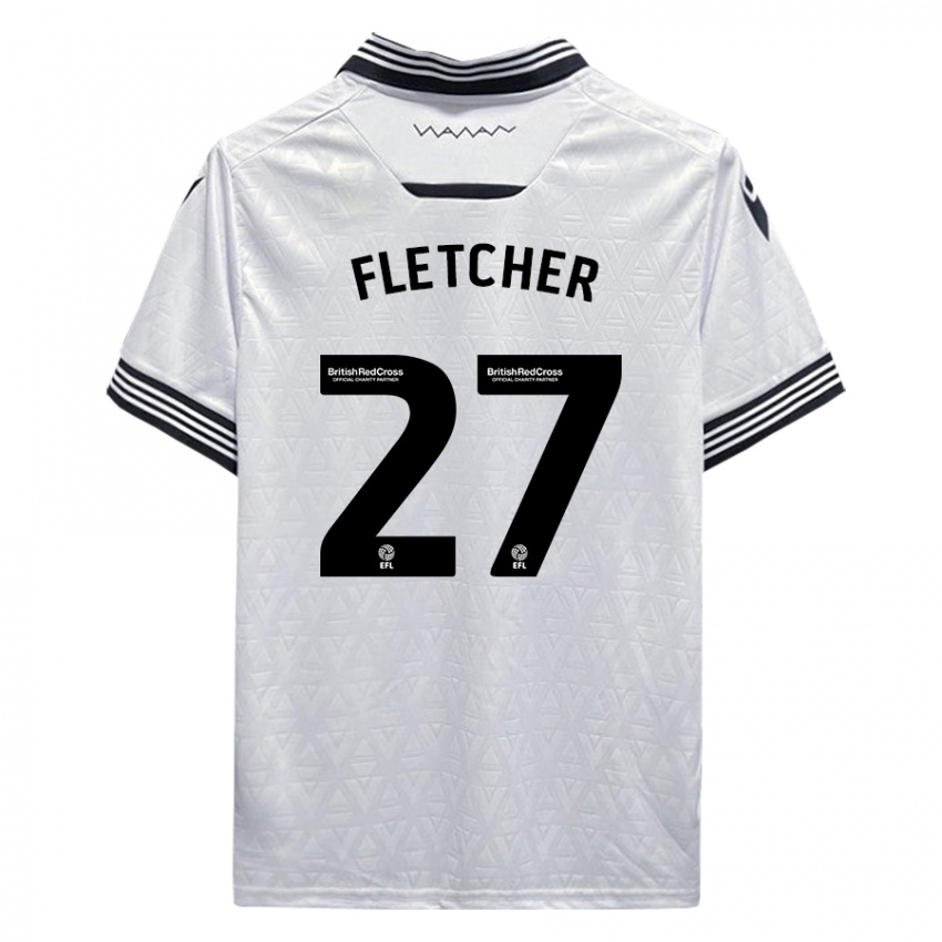 Damen Ashley Fletcher #27 Weiß Auswärtstrikot Trikot 2023/24 T-Shirt