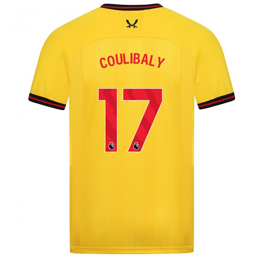 Damen Ismaila Coulibaly #17 Gelb Auswärtstrikot Trikot 2023/24 T-Shirt