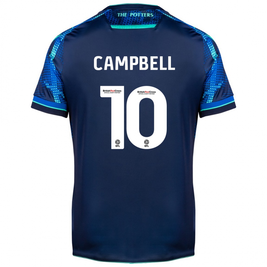 Damen Tyrese Campbell #10 Marine Auswärtstrikot Trikot 2023/24 T-Shirt