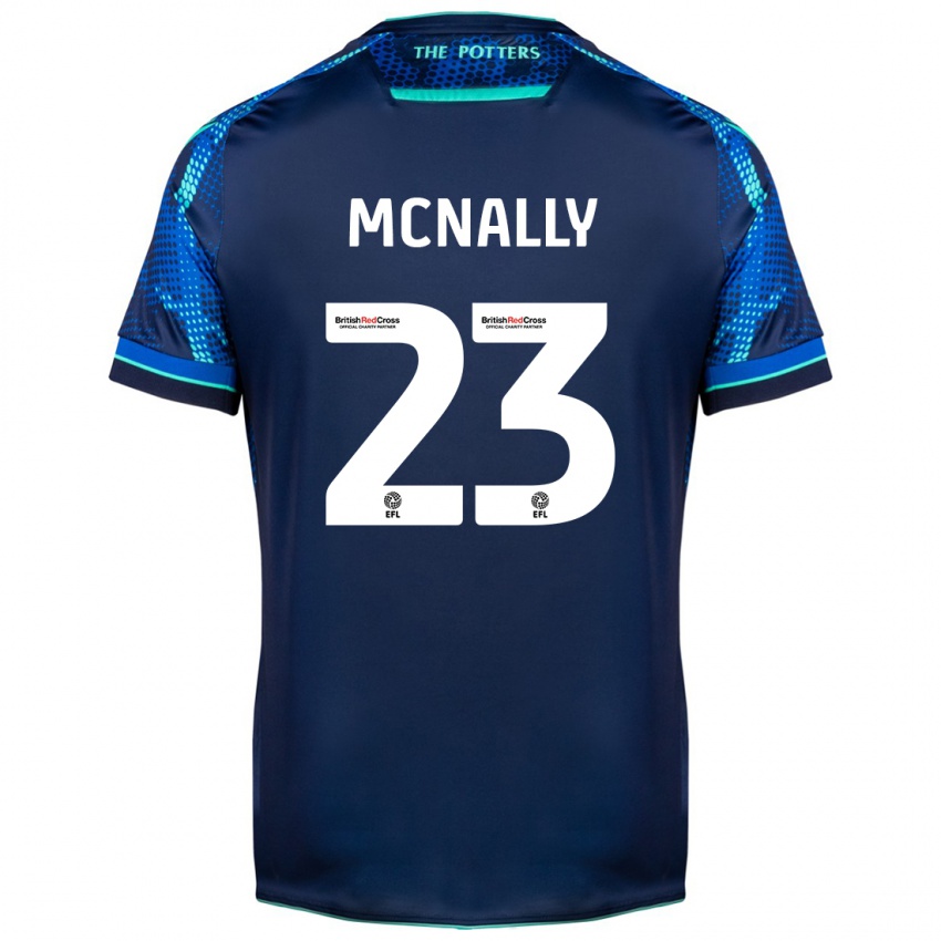 Damen Luke Mcnally #23 Marine Auswärtstrikot Trikot 2023/24 T-Shirt