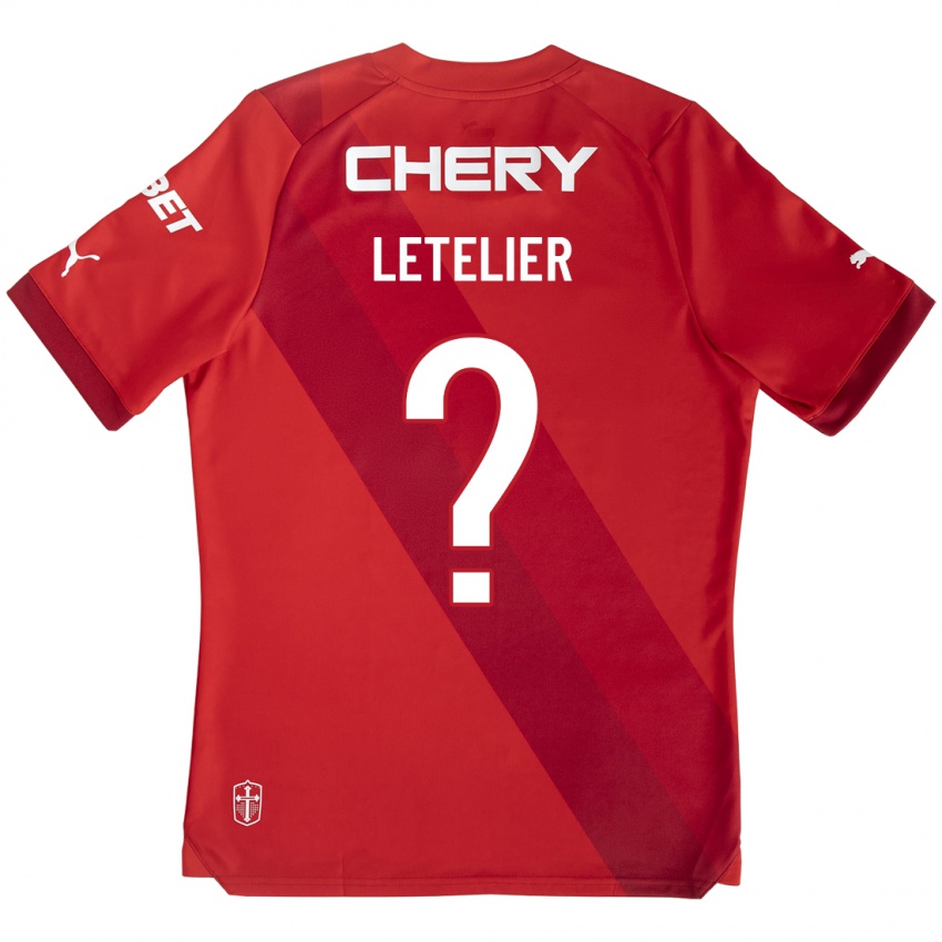 Damen Nicolás Letelier #0 Rot Auswärtstrikot Trikot 2023/24 T-Shirt