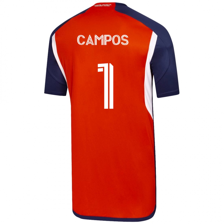 Damen Cristóbal Campos #1 Weiß Auswärtstrikot Trikot 2023/24 T-Shirt