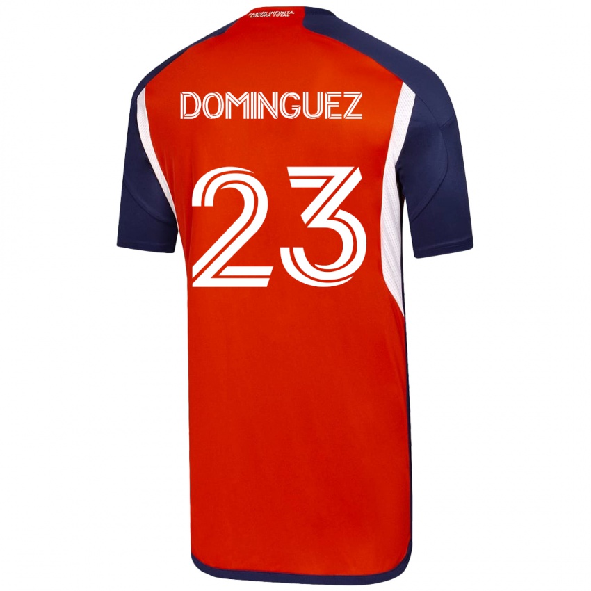 Damen Nery Dominguez #23 Weiß Auswärtstrikot Trikot 2023/24 T-Shirt