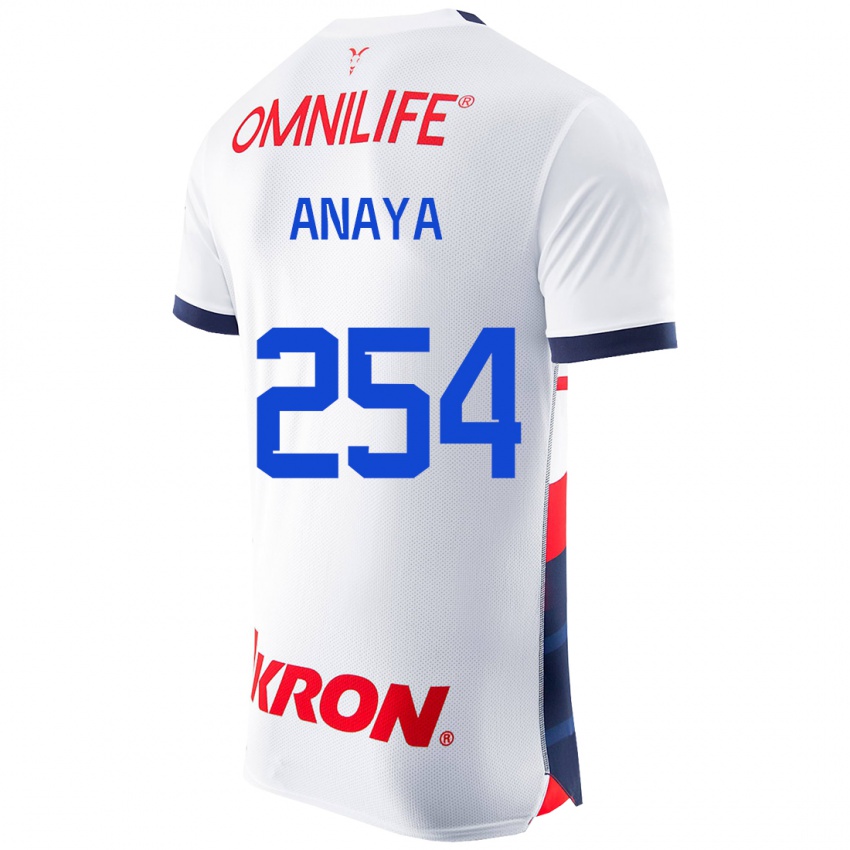 Damen Mario Anaya #254 Weiß Auswärtstrikot Trikot 2023/24 T-Shirt