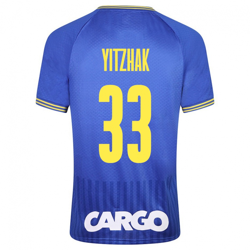 Damen Or Yitzhak #33 Blau Auswärtstrikot Trikot 2023/24 T-Shirt