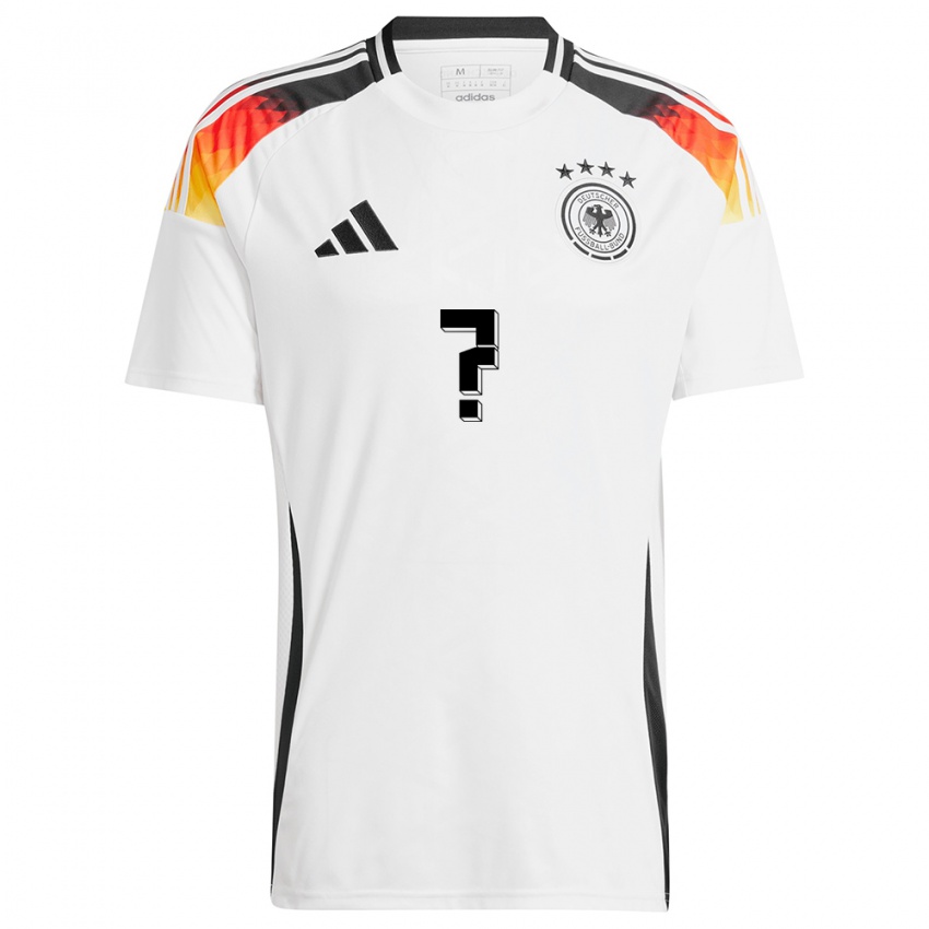 Kinder Deutschland Ihren Namen #0 Weiß Heimtrikot Trikot 24-26 T-Shirt