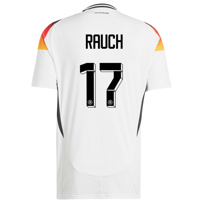 Kinder Deutschland Felicitas Rauch #17 Weiß Heimtrikot Trikot 24-26 T-Shirt