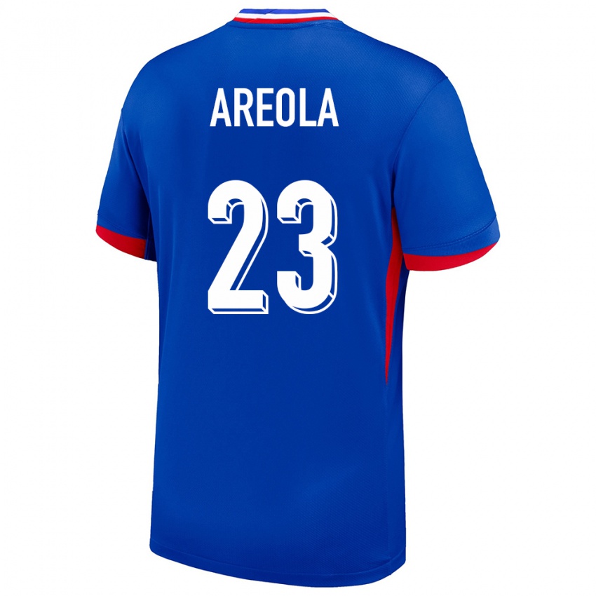 Kinder Frankreich Alphonse Areola #23 Blau Heimtrikot Trikot 24-26 T-Shirt