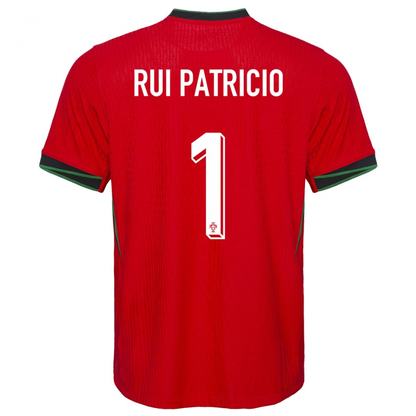 Kinder Portugal Rui Patricio #1 Rot Heimtrikot Trikot 24-26 T-Shirt