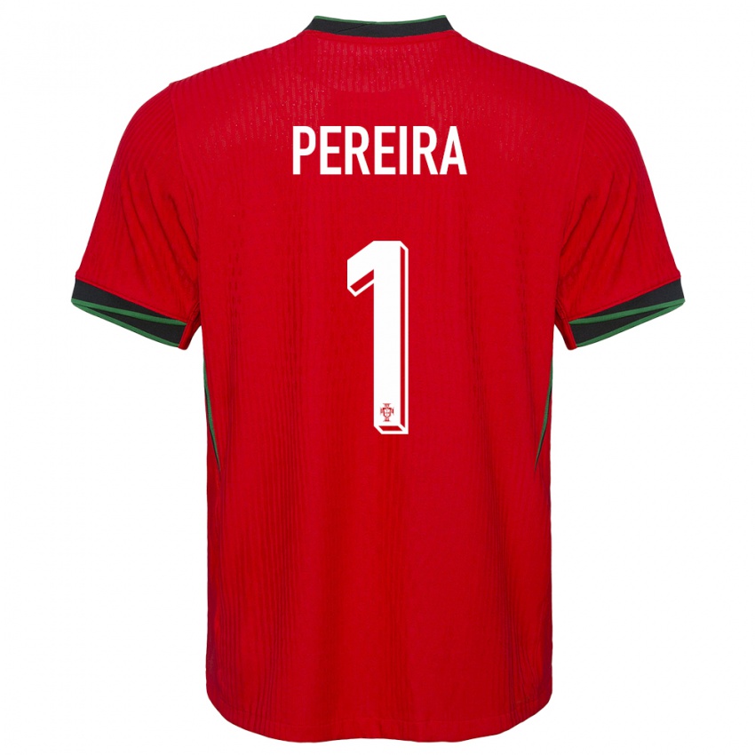 Kinder Portugal Ines Pereira #1 Rot Heimtrikot Trikot 24-26 T-Shirt