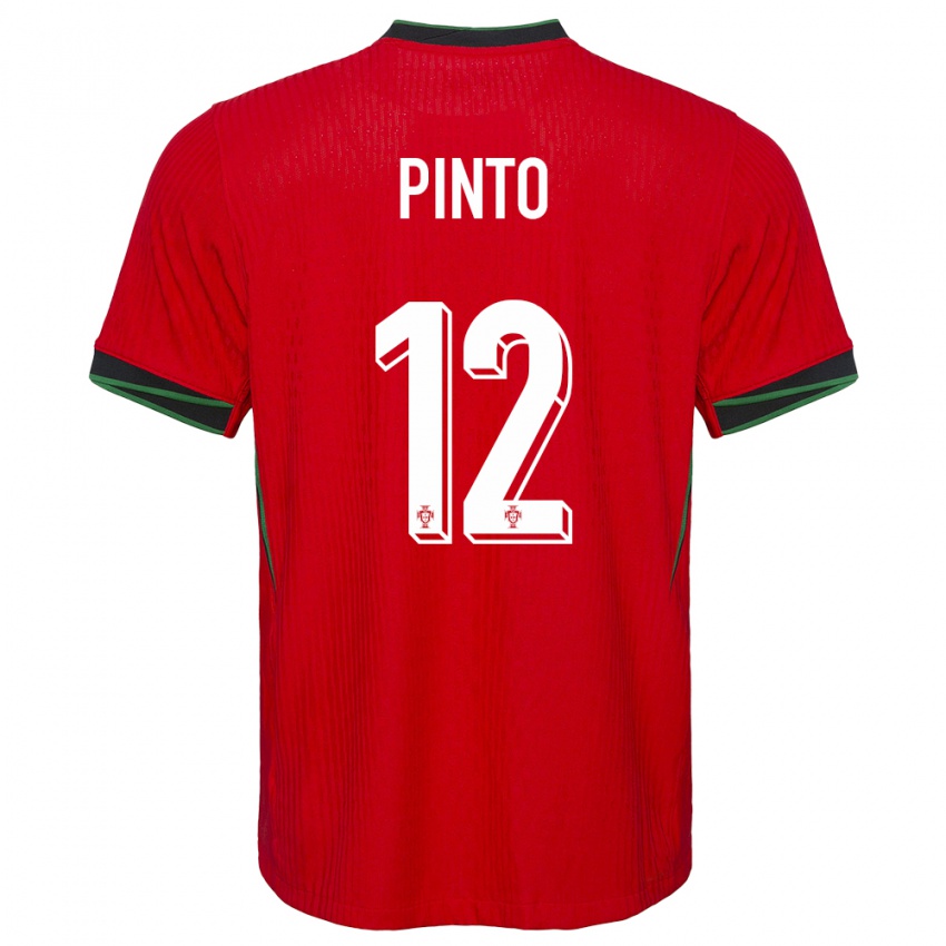 Kinder Portugal Diogo Pinto #12 Rot Heimtrikot Trikot 24-26 T-Shirt