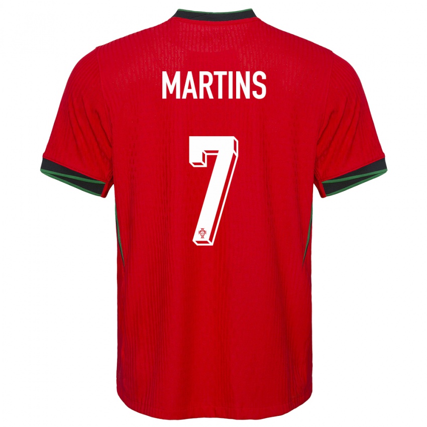 Kinder Portugal Gil Martins #7 Rot Heimtrikot Trikot 24-26 T-Shirt