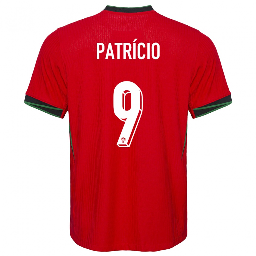 Kinder Portugal Nuno Patricio #9 Rot Heimtrikot Trikot 24-26 T-Shirt