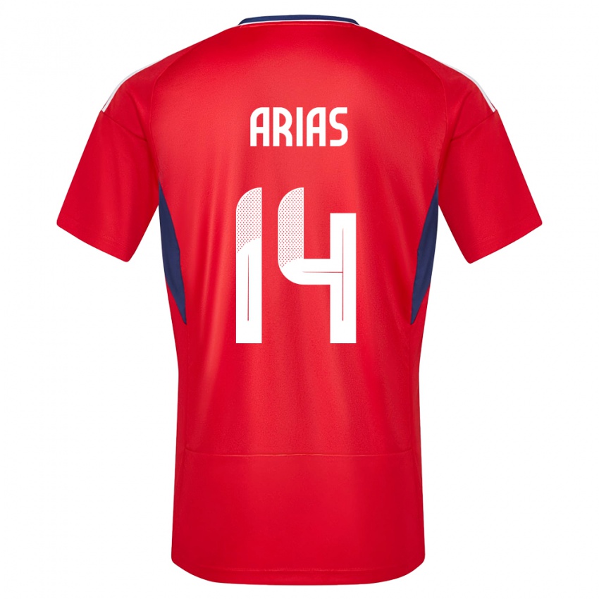 Kinder Costa Rica Timothy Arias #14 Rot Heimtrikot Trikot 24-26 T-Shirt